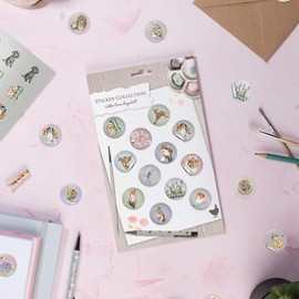 Wrendale Country Set Sticker Collection - 144 3cm British Wildlife Stickers