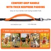 Hands Free Dog Leash with Zipper Waist Pouch Shock-Absorbing Bungee