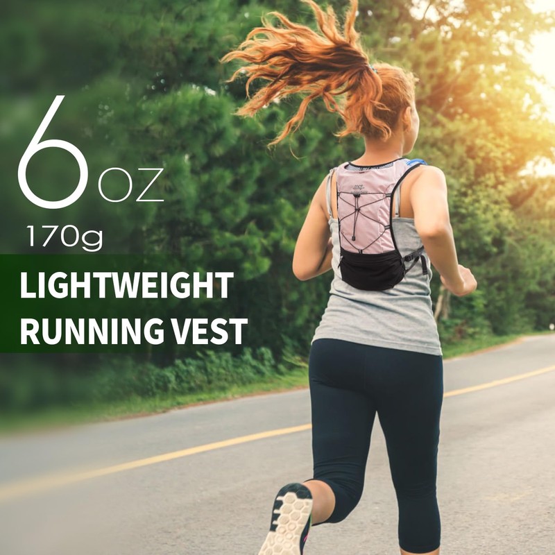 Lightweight Running Vest for Women & Men Hydration Backpack Pack