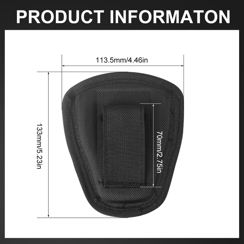 Handcuff Case, 1680D Oxford Cloth Open Top Cuff Pouch Tactical