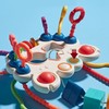 Baby Pull String Toys Silicone Travel Pull String Activity Sensory