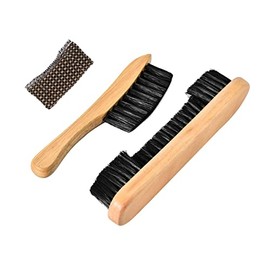 X TRIM, Set of 3 Billiards Pool Table and Rail Brush Set, Billiard Pool Table Nylon Bristle Brush 9" Natural Wood Handle - Billiards Pool Snooker Accessories