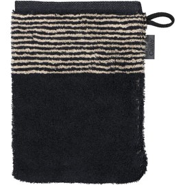 Cawö Home Hand Towels Luxury Home Two-Tone 590 Black - 93 Wash Mitt 16 x 22 cm