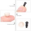 Healifty 100PCS Plastic Safety Eyes with Washers Craft Doll Eyes