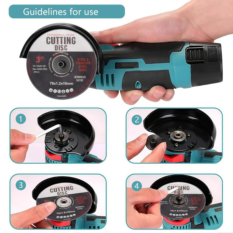 21 Pcs Cutting Discs, 76mm Cutting Disc, Combination Of 4