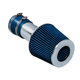 RSG CHROME PIPE with BLUE Short Ram Intake Kit with Filter Compatible For 00-05 Monte Carlo Impala 3.1 3.4 V6