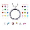 Birthday Gifts, Birthstones Necklace Living Memory Floating Charms Locket Diy