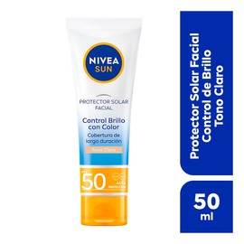 Nivea Sun Face Control De Brillo Tono Claro (50 Ml)