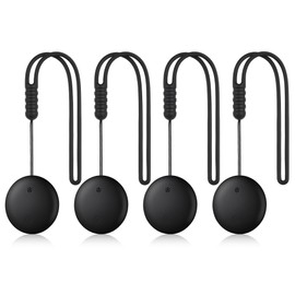 Ainiv Smart Tag 4 Pack, Bluetooth Item Finders, Item Tracker Compatible with Apple Find My (iOS Only), Up to 50m/164ft Range, IP67 Waterproof, Wireless Remote Locator for Keys, Wallet, Luggage, Pet