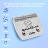 Detachable Pet Dog Grooming Ceramic Blades,Compatible with Andis Size-10 Cut