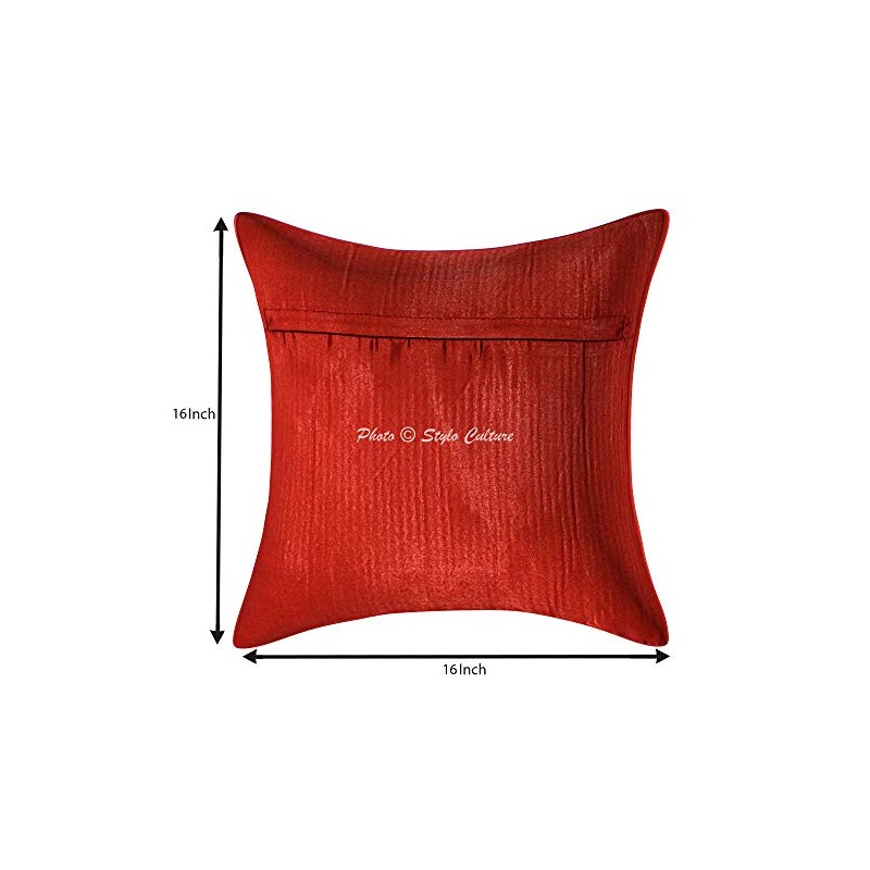 Stylo Culture Ethnic Brocade Couch Lounge Scatter Cushion Covers 16x16