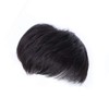 Uonlytech Black Wig Mens Headband Human Hair Toupee for Men,