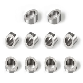 SPEEDWOX 10pcs 3/8" 30 Degree Angled Washers 316 Stainless Steel Angled Washers Fits 1/8" 5/32" 3/16" Wire Rope Cable Applications
