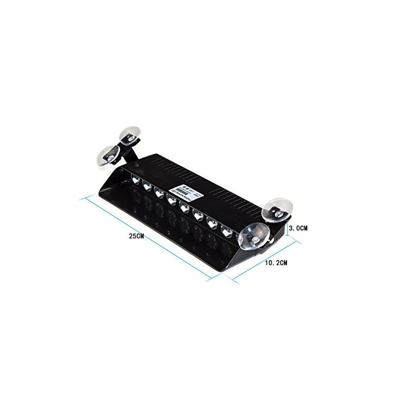 Ranzek 9 LED Front Light Warning Light 9W 12V Dashboard