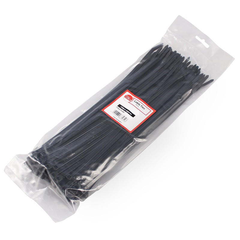 TIMco 25100CTB Cable Tie 2.5 x 100 - Black (Bag