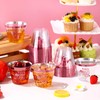 Jingmore 50 Pcs 9 oz Disposable Flamingo Cups Pink Clear