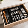 Expandable Silverware Organizer for Kitchen Drawers – 7-Compartment BPA-Free Cutlery