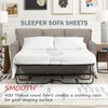 Queen Sleeper Sofa Bed Sheet Set - 400 Thread Count