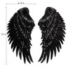 Milya sew-on, iron-on patch Angel Wings pattern, 2 for T-shirt,