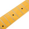 21-Fret Electric Guitar Neck Black Tone Point Handle Yellow Matte