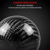 RYANSTAR Carbon Fiber Shift Knob Gear Shifter Knobs with 3
