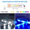 GIDEALED Smart Zigbee 3.0 RGBWW LED Strip Lights 16.4ft Kit