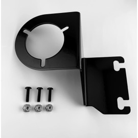 Turtleworks Engineering Mounting Bracket Compatible with NOCO GCP1 Plug for Engine Block Heater/Battery Charger AC Plug – Fits 2011-2014 Chevy Silverado 2500/3500 HD – Made in USA (Black Powder Coat)