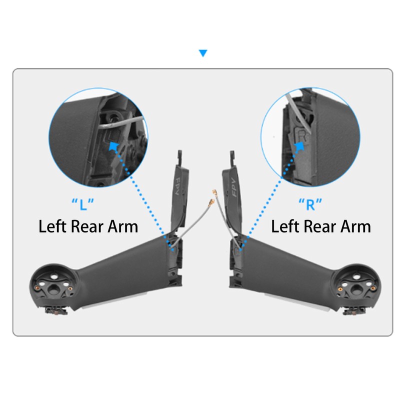 Landing Gear Arm Stand Repairing Replacement for DJI FPV Combo