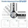 Heavy Duty Bay Window Curtain Pole Elbow Joint Kit -