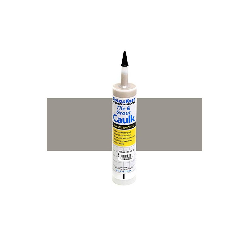 Color Fast Caulk Matched to TEC (939 Mist Unsanded)