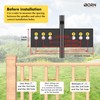 iBorn Fence Deck Hook Rail Heavy Duty Hummingbird Feeder Hanger