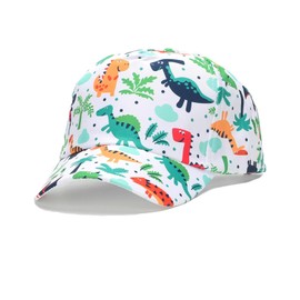 TPZORJX Children's Baseball Cap for Boys Girls Summer Dinosaur Embroidery Adjustable Sports Cap UV Protection Cotton Peaked Cap Baseball Cap for Children, Children's Caps Boys, Cap Baby, Dinosaur