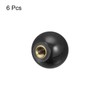 uxcell 6Pcs Threaded Ball Knobs, M5 Female Thread Thermoset Ball