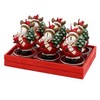 Dekohelden24 Set of 6 Christmas Trees, Dimensions of Each Tea