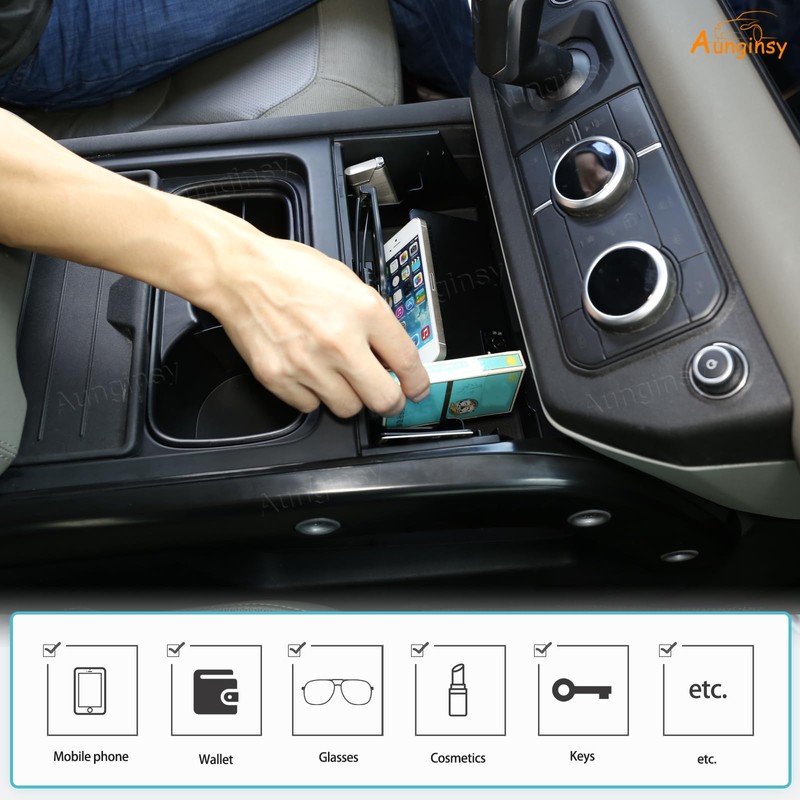 Aunginsy Center Console Organizer Tray Compatible with Land Rover Defender