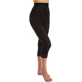 Rago Style 6266 Diet Minded High Waist Pantliner, Black 2X/34