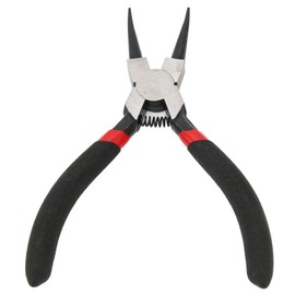 Snap Ring Pliers, Channel Locks Plier Circlip Pliers Carbon Steel Rubber Snap Ring Pliers with Non Slip Handle 5in Internal Straight for Ring Remover Retaining and Remove Hose
