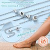 Ankle Chain M Chain Anklet Silver Anklet with Initial Silver