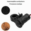 VeVaad Accendisigari per moto, 12-24V 240W Presa di alimentazione con