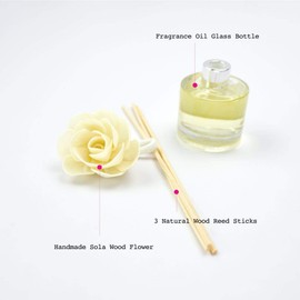 Aronica Mini Flower and Reed Diffuser 1.35oz/40 ml (Midnight Jasmine)