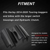 StarknightMT Motorcycle Handguards Black Coffin Cut Stainless Steel Hand Guards