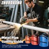 ZhouDaShu Pro Pipe Cutting Guide Kit, Metal Pipes Saddle Template