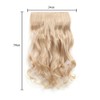 180g BOMBSHELL HAIR EXTENSIONS 24" 5 Clips Curly One Piece