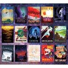 Nasa Vintage Space Travel Posters Pack of 16 A4 and