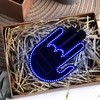 DIBMS Hand Gesture Light with Remote, Red LED Finger Funny