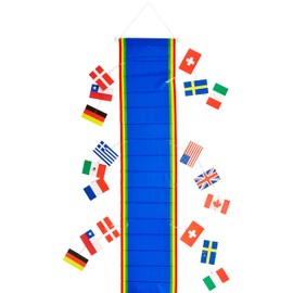 International Flag Ceiling Decor Party Accessory (1 count) (1/Pkg)