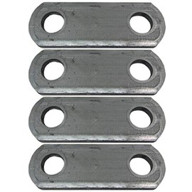 4 Pcs Trailer Leaf Spring Shackle Strap 2 5/8" Dump Flat
