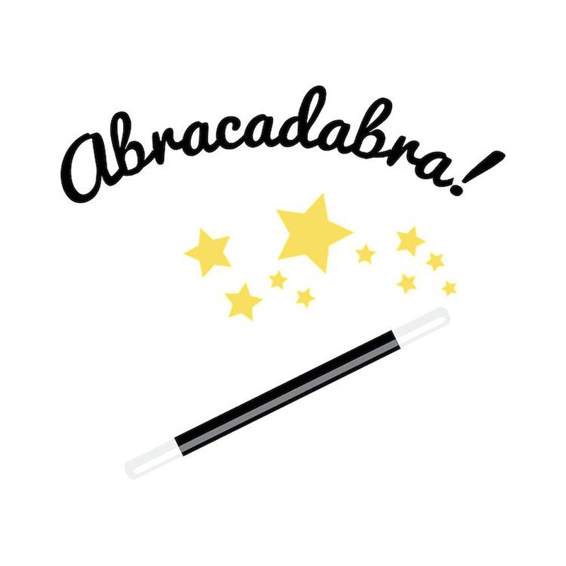 CafePress Abracadabra Rectangle Car Bumper Magnet