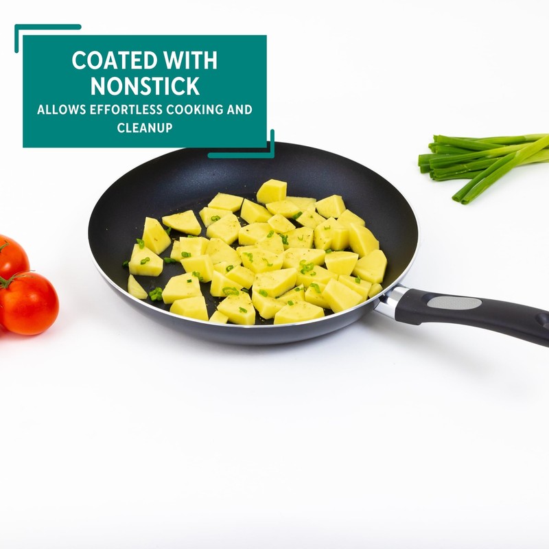 Mirro A7970784 Get A Grip Aluminum Nonstick 12-Inch Fry Pan