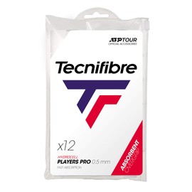 Tecnifibre ATP Pro Players Overgrip 12 Pack White